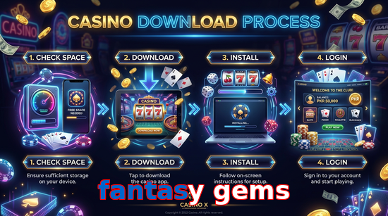 Game list for Fantasy Gems download section